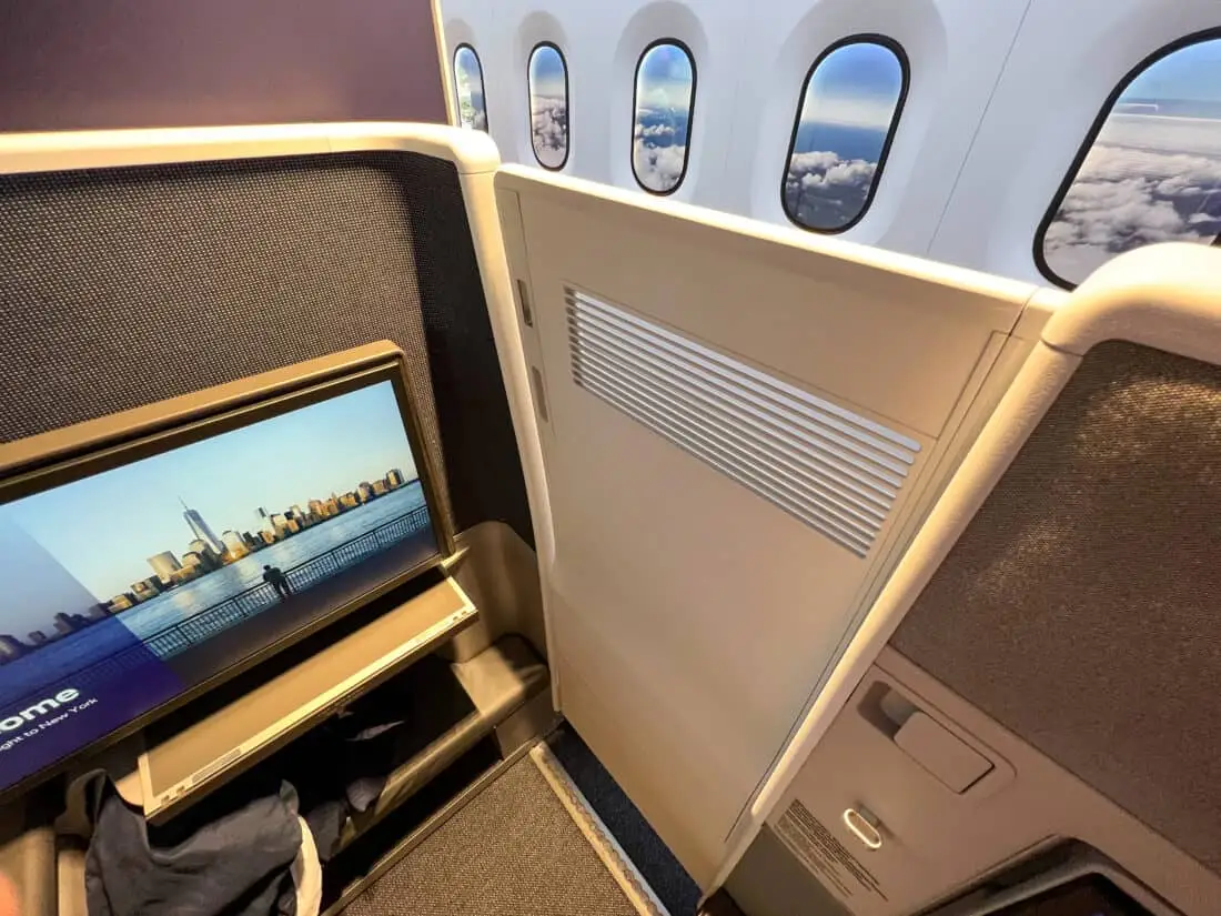 Lufthansa Allegris Business Class Tuer geschlossen