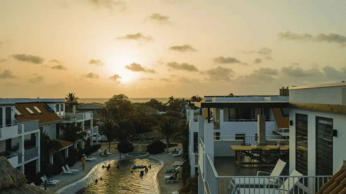 resort bonaire aussicht