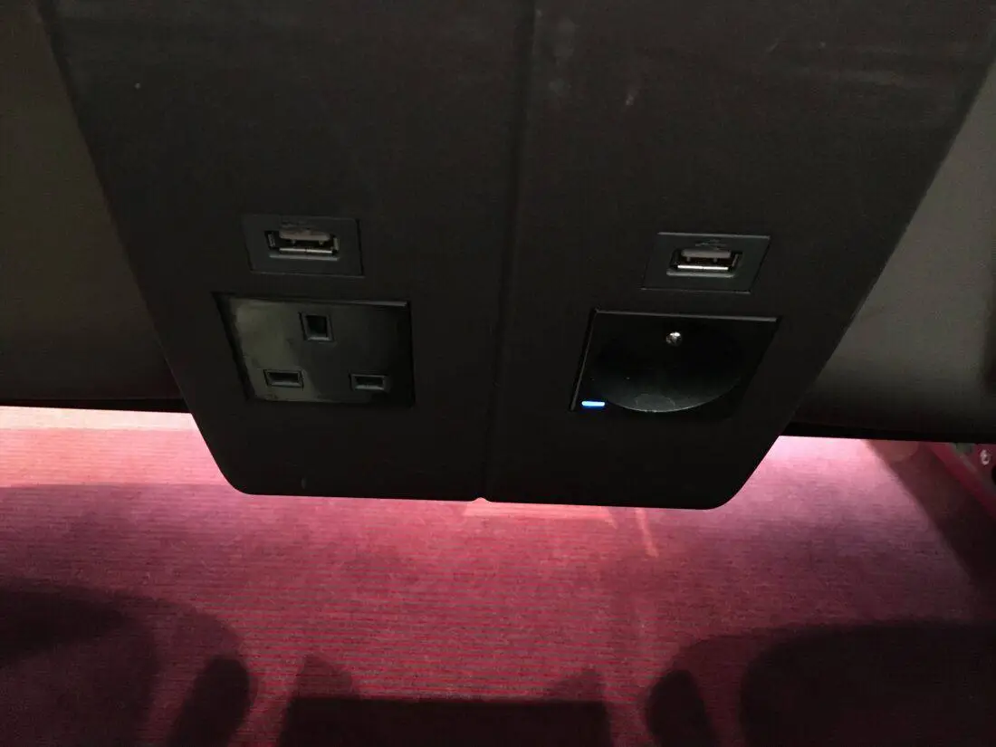 Eurostar Steckdosen
