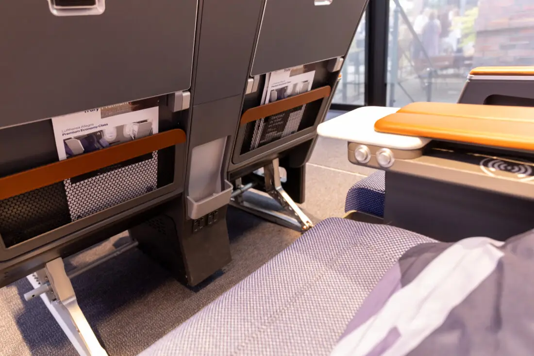 Lufthansa Allegris Premium Economy Stauraum