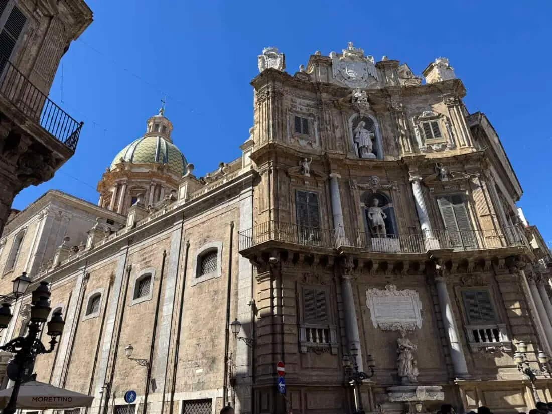 Palermo Kreuzung Quattro Canti