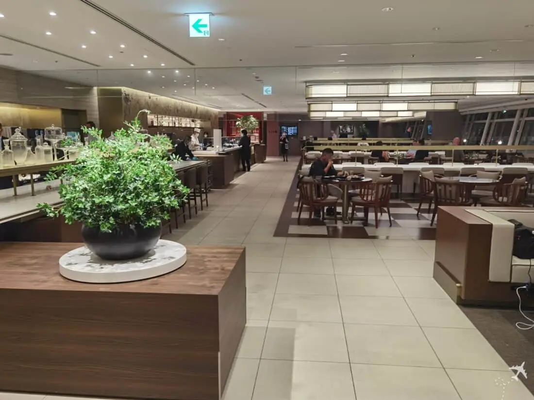 JL F Lounge HND Sitze mit Pflanze