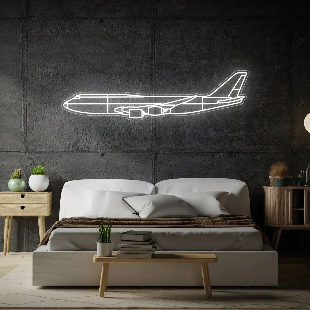 Aircraft Vibes 747 8 Neon
