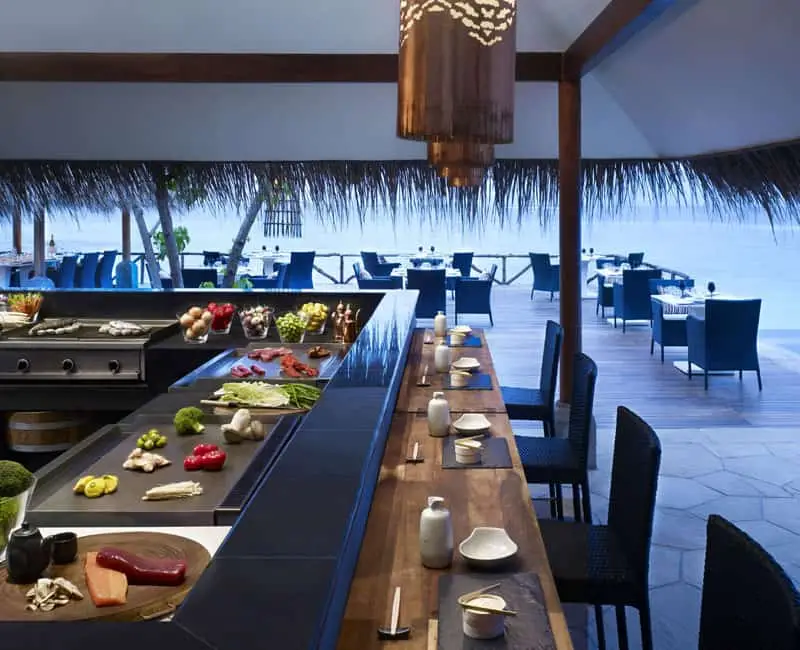 Taj Coral Reef Restaurant am Strand