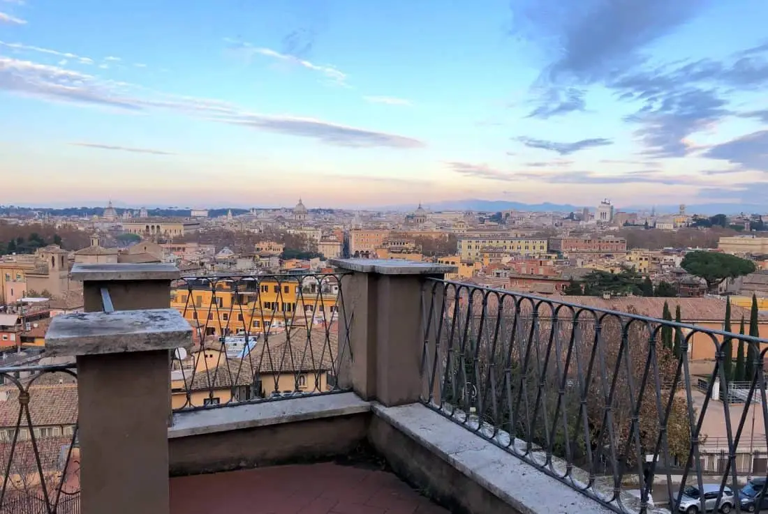 Terrasse Spanische Akademie Rom