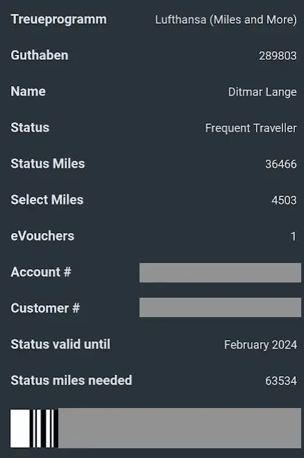 App in the Air MilesAndMore