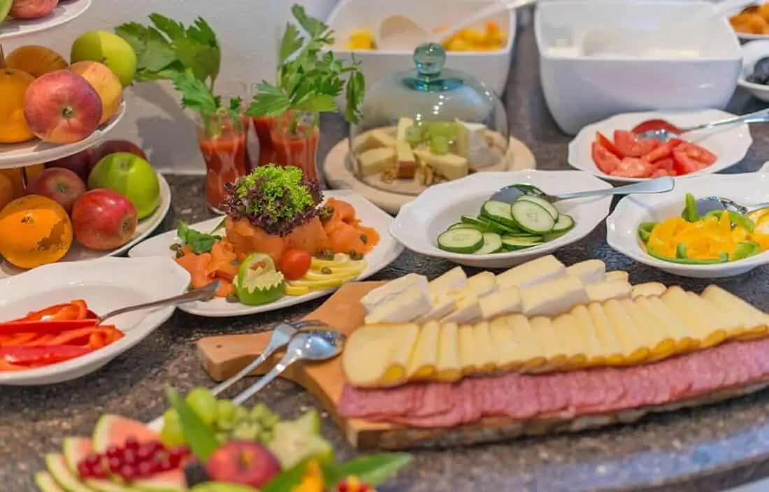 Landhaus Hubertus Fruehstuecksbuffet