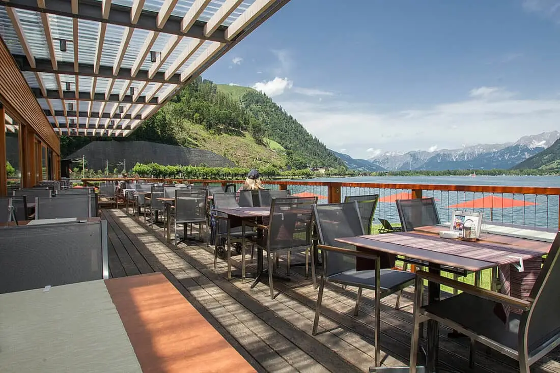 Seevilla Freiberg -Sommerterrasse