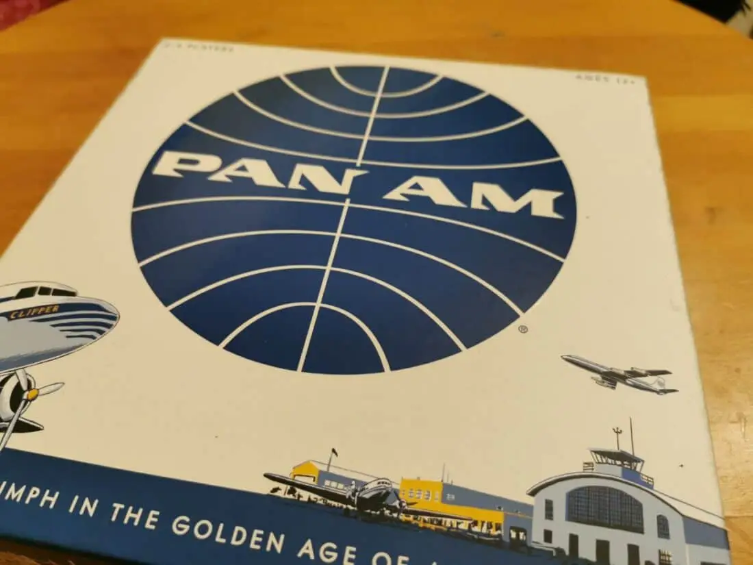 Brettspiel Pan Am Packung