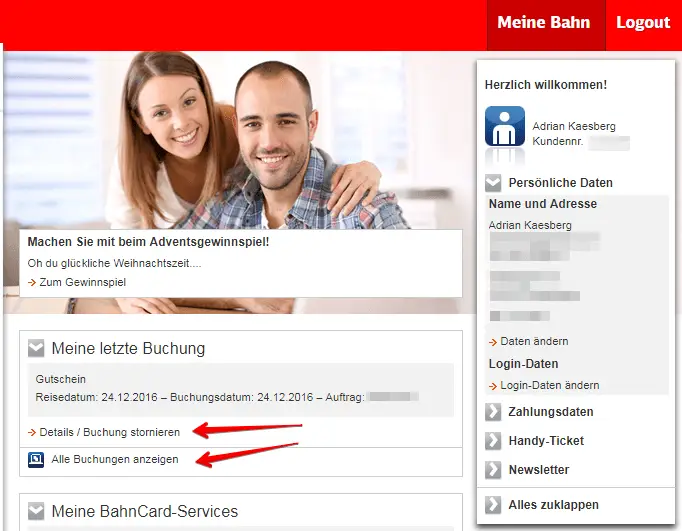 Bahn Ticket Stornieren Meine Bahn