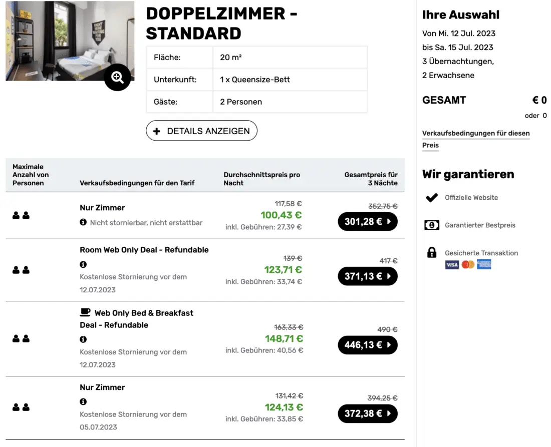 TSH Preise ohne Code