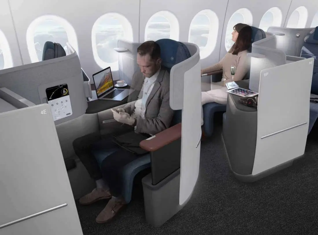 Lufthansa Neue Business Sitz