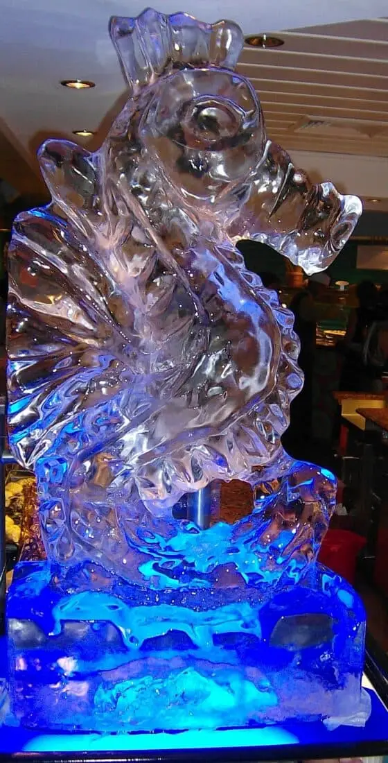 NCL Jade Eisskulptur Mitternachtsbuffetcr
