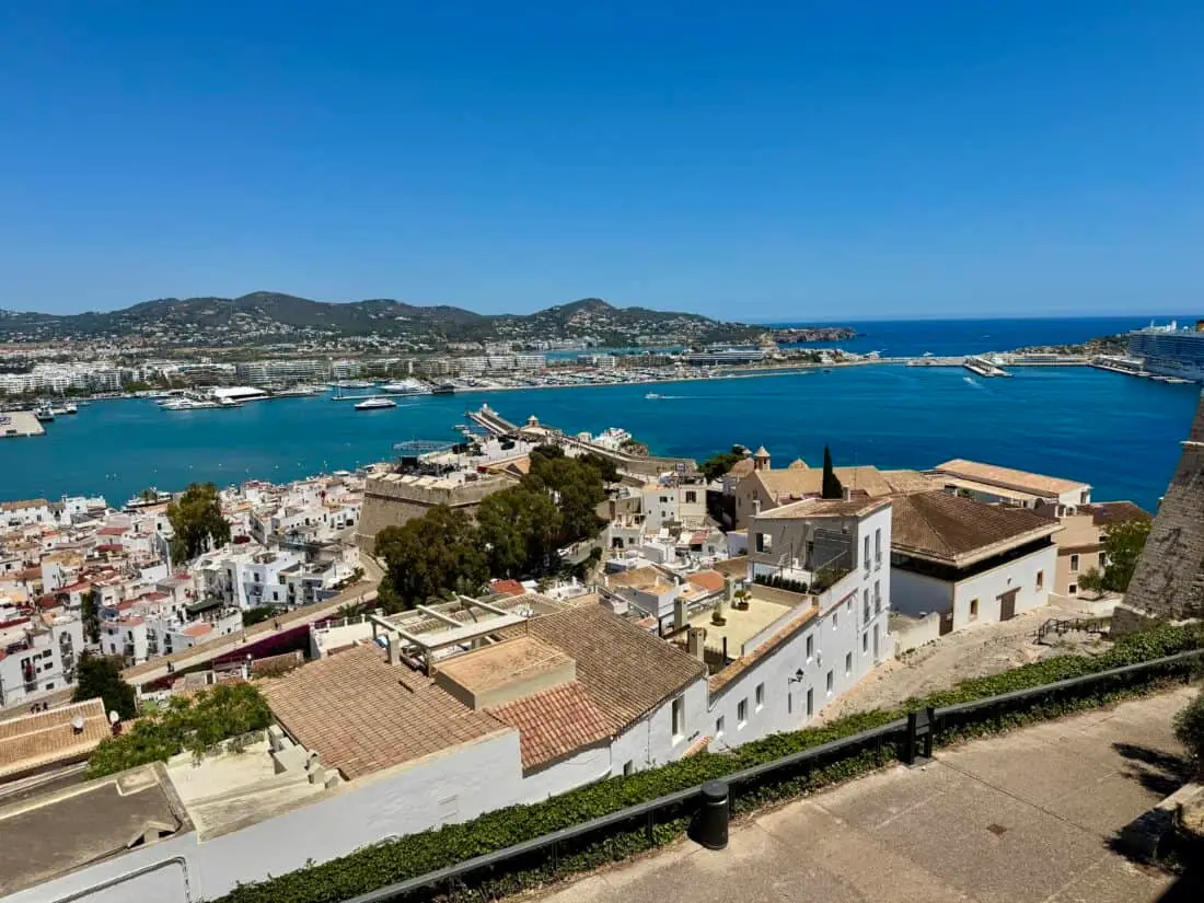 Ibiza Blick Altstadt