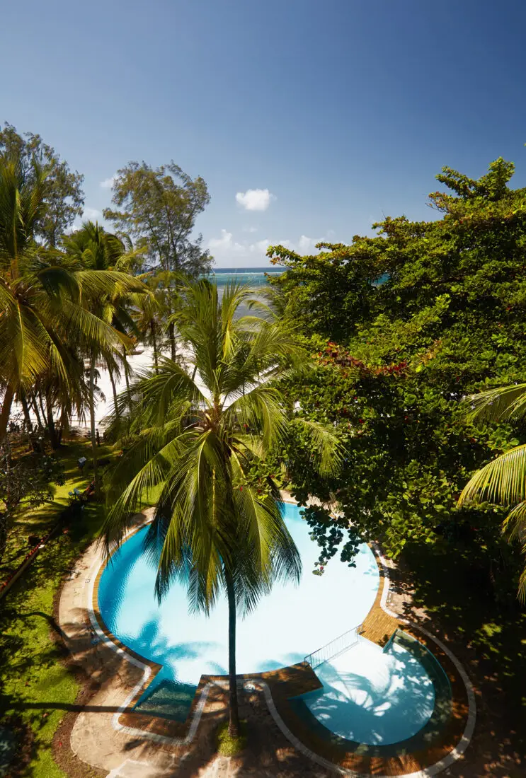 Beach pool view neptune