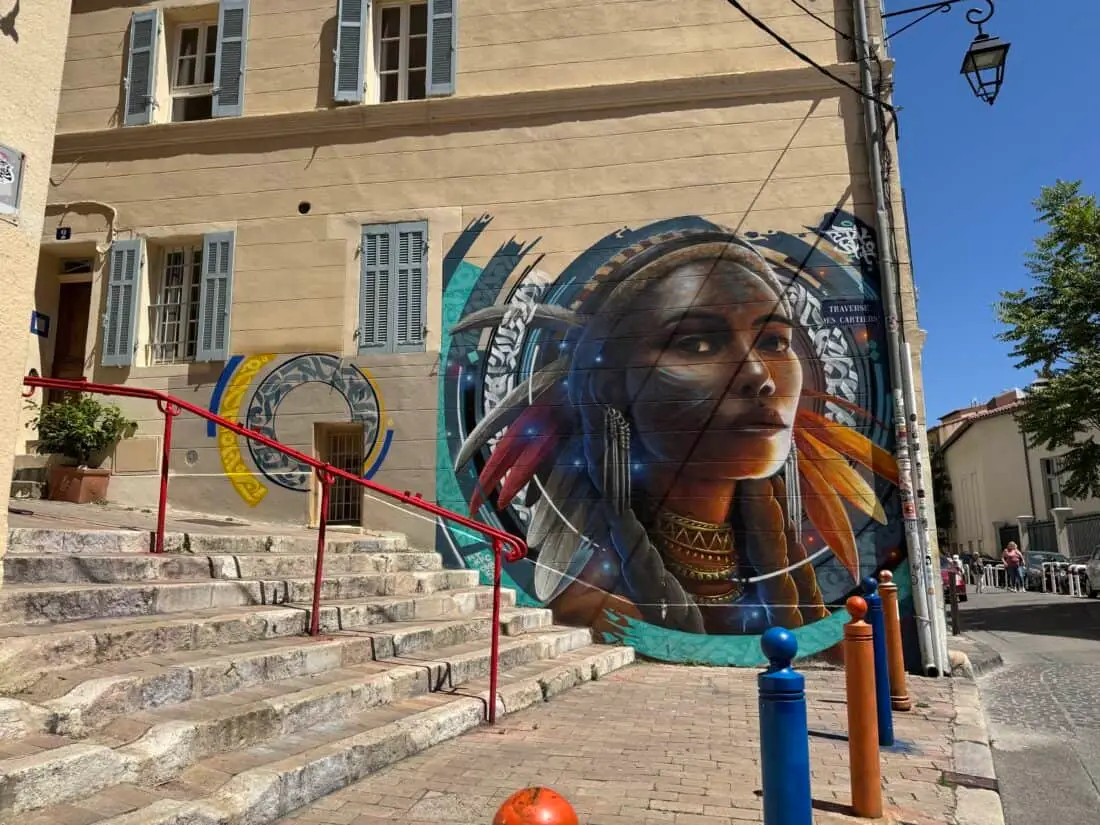 Marseille Altstadt Grafiti