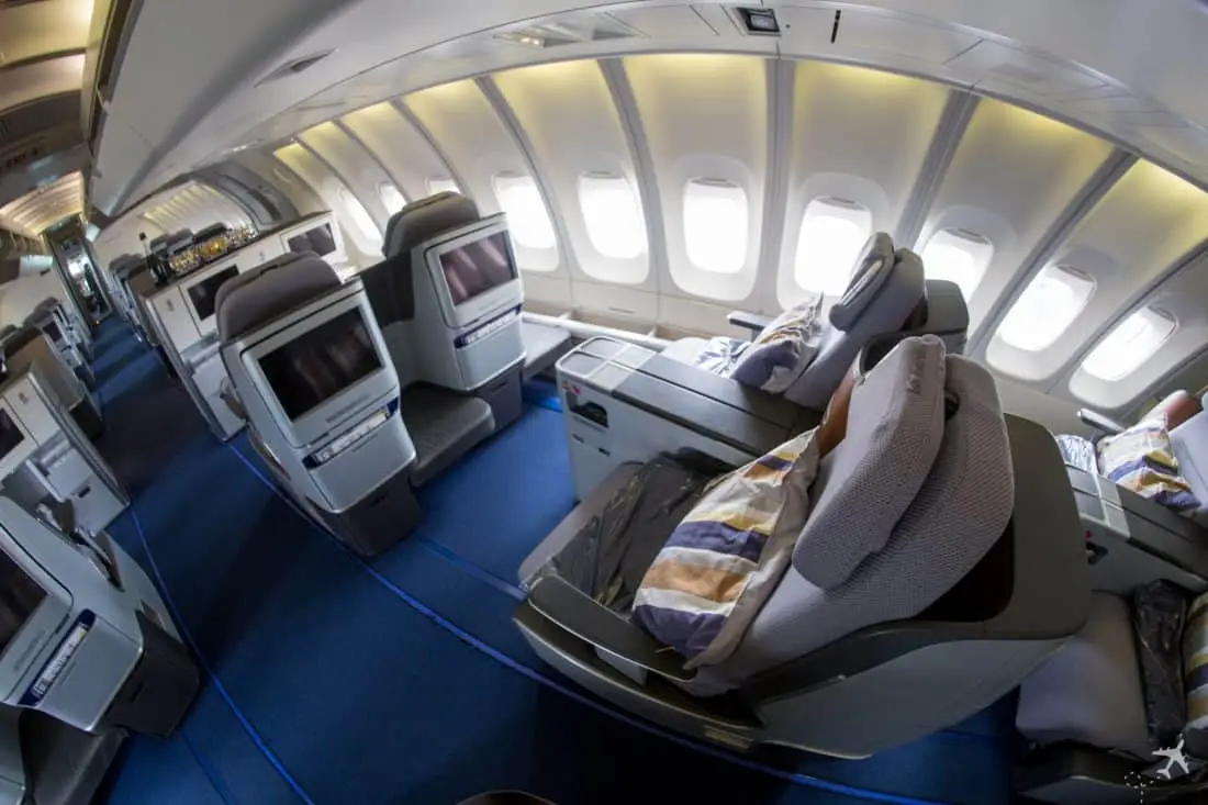 Lufthansa Business Class Sitze