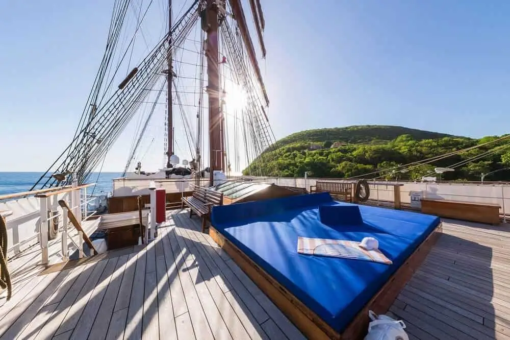 Sea Cloud II - Sonnendeck