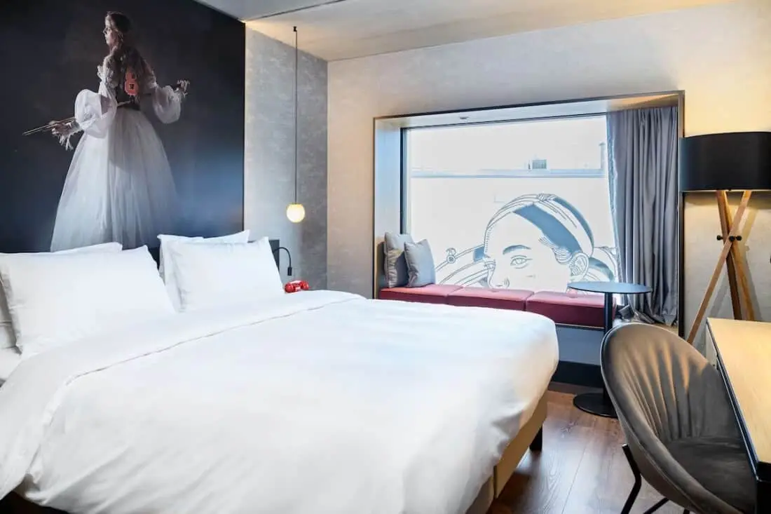Radisson Red Vienna - Standardzimmer zum Innenhof