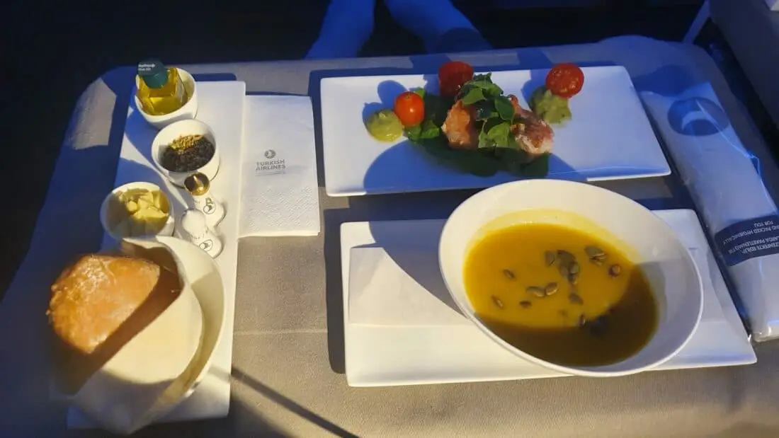 turkish business rueckflug vorspeise