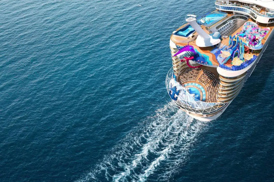 wonder of the seas aft sailing render close up