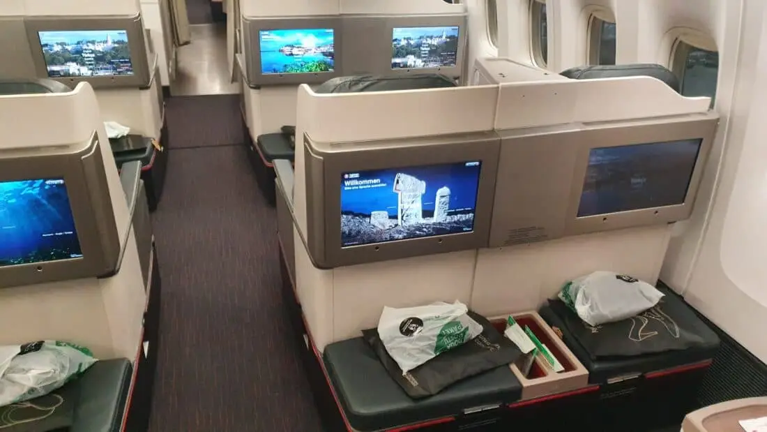 turkish business 777 2er reihe von hinten
