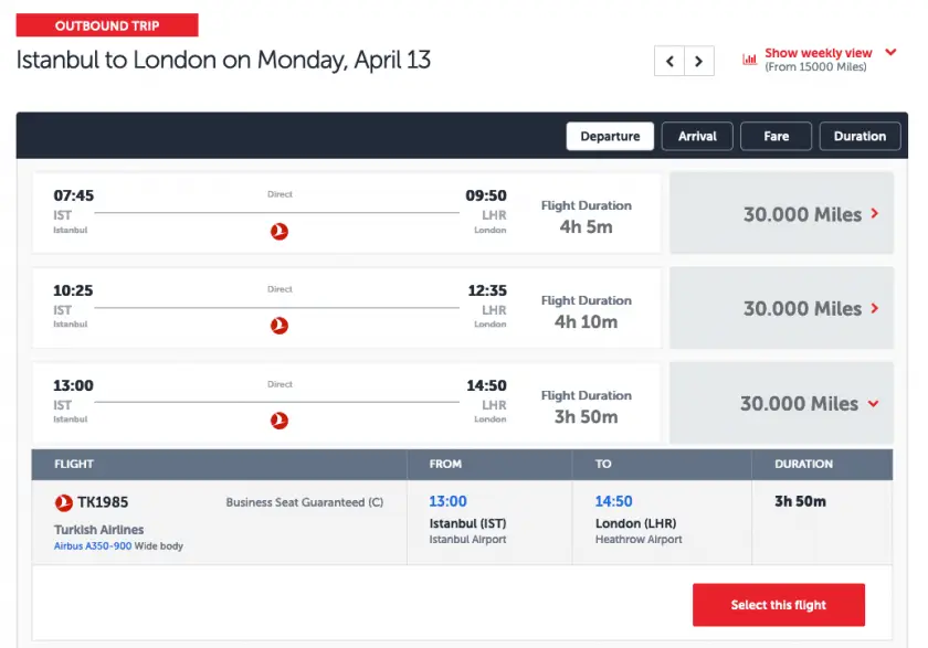 Istanbul London Miles
