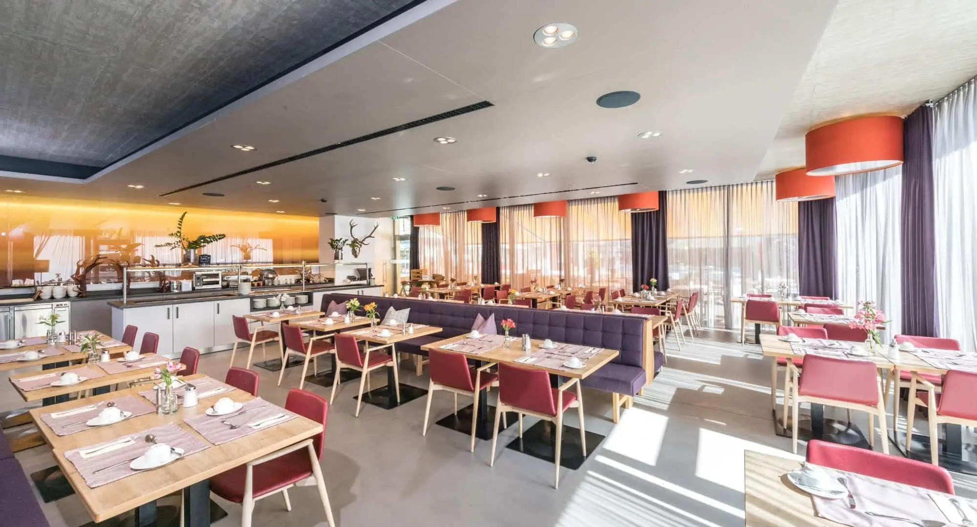 Hotel Post St Johann Tirol Fruehstuecksraum Restaurant