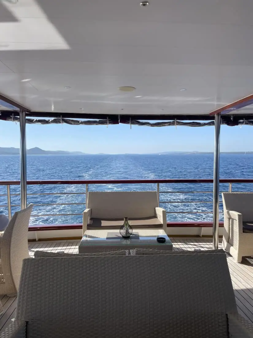 Motoryacht Kroatien - Außendeck