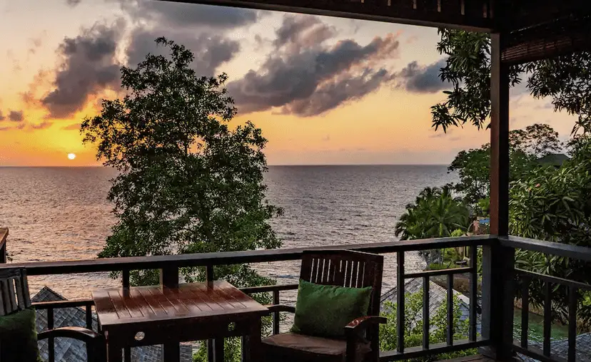 balkon hilton seychellen