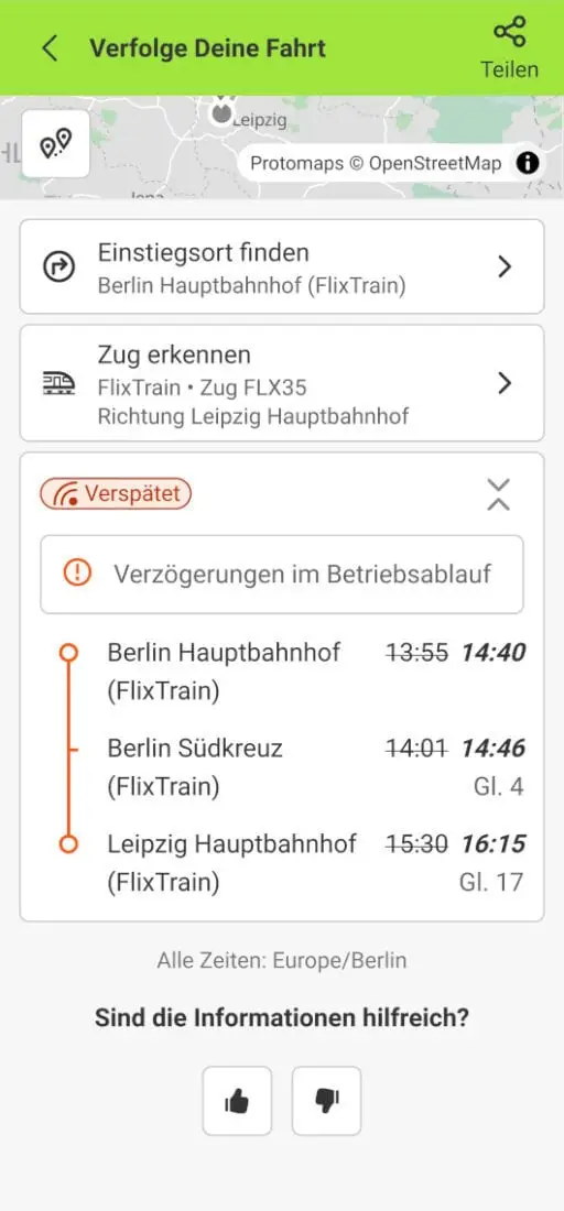Flixtrain Verspaetung