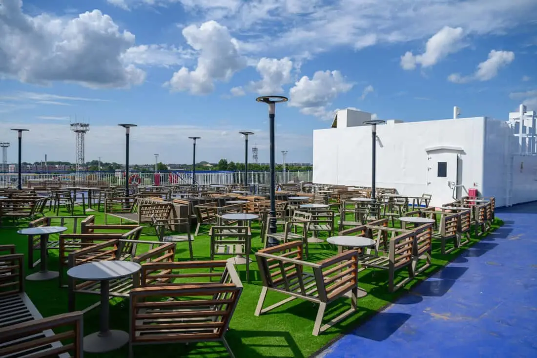 Stena Scandinavica - Sonnendeck