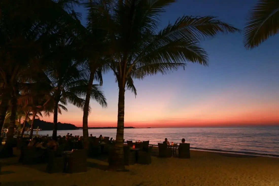 beyond resort sonnenuntergang