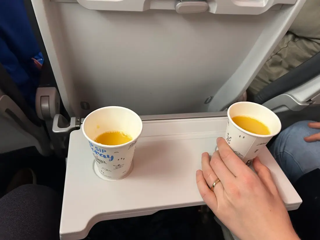 Eurowings Bizclass Welcome Drink