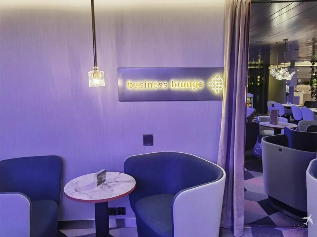 Business Lounge MyStar Schriftzug