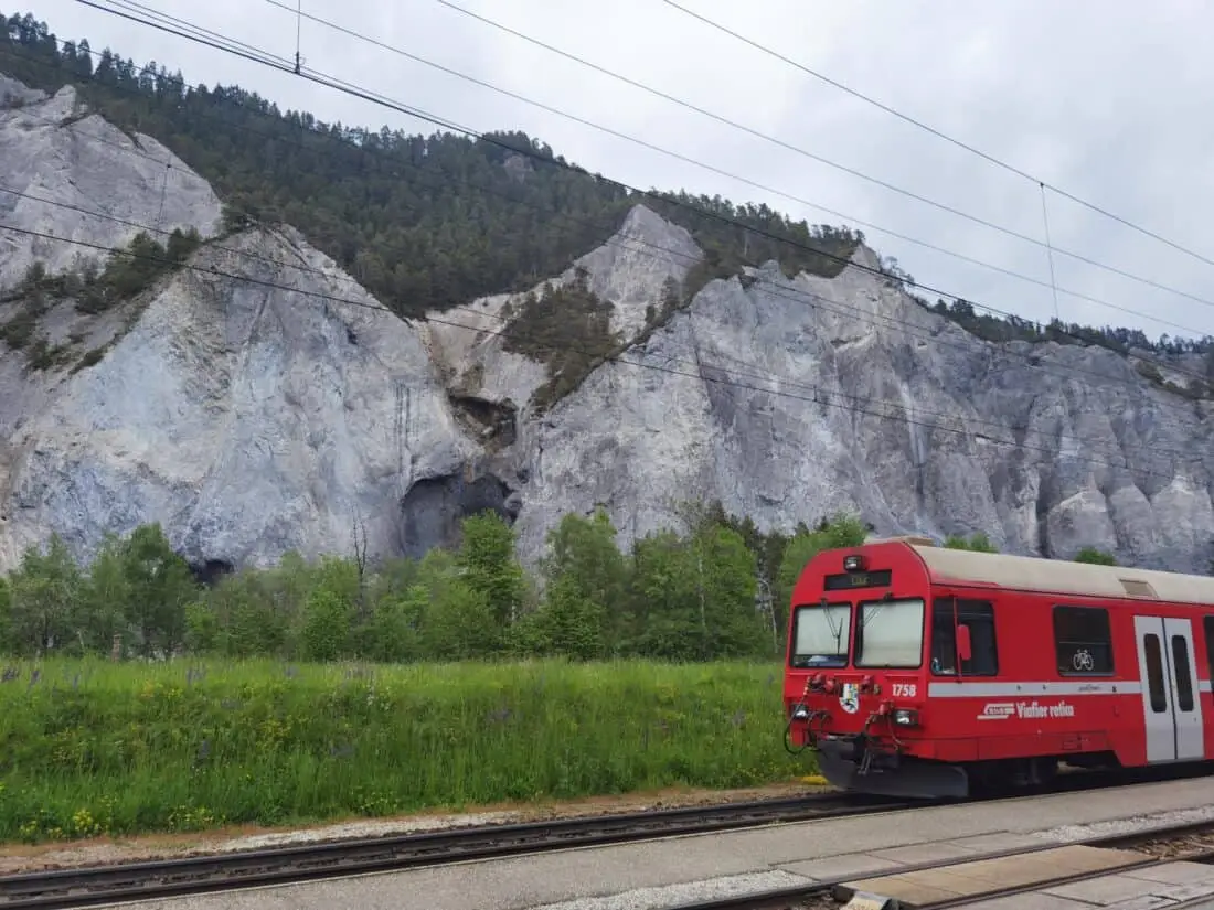 Rhaetische Bahn RhB Rheinschlucht
