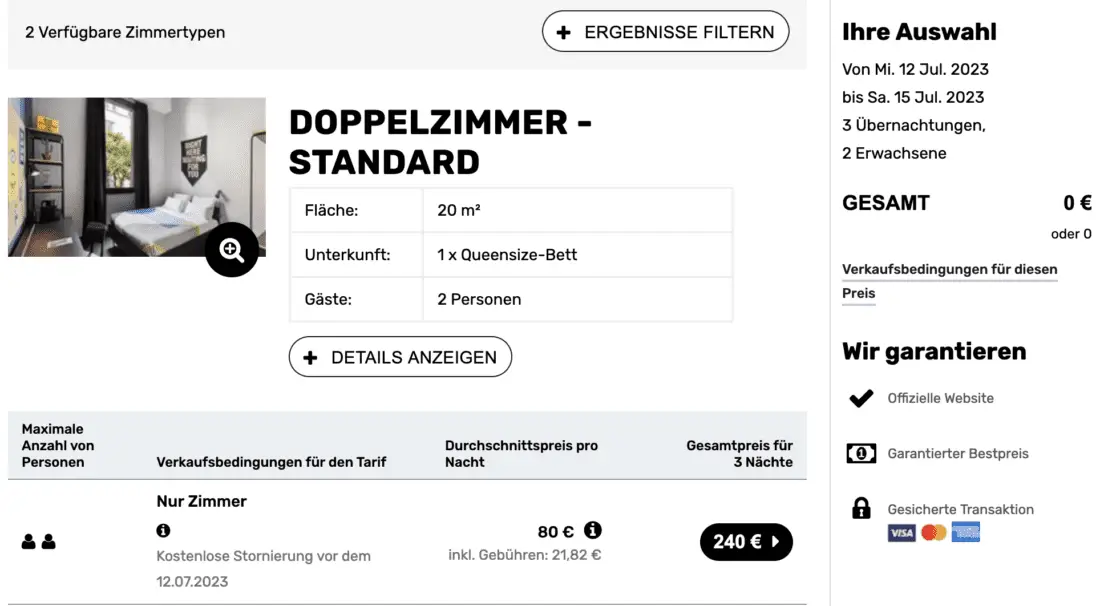 TSH Preise mit Code