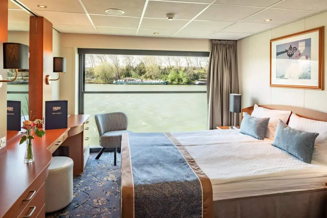 Bijou du Rhône - Kabine Oberdeck mit absenkbarem Fenster