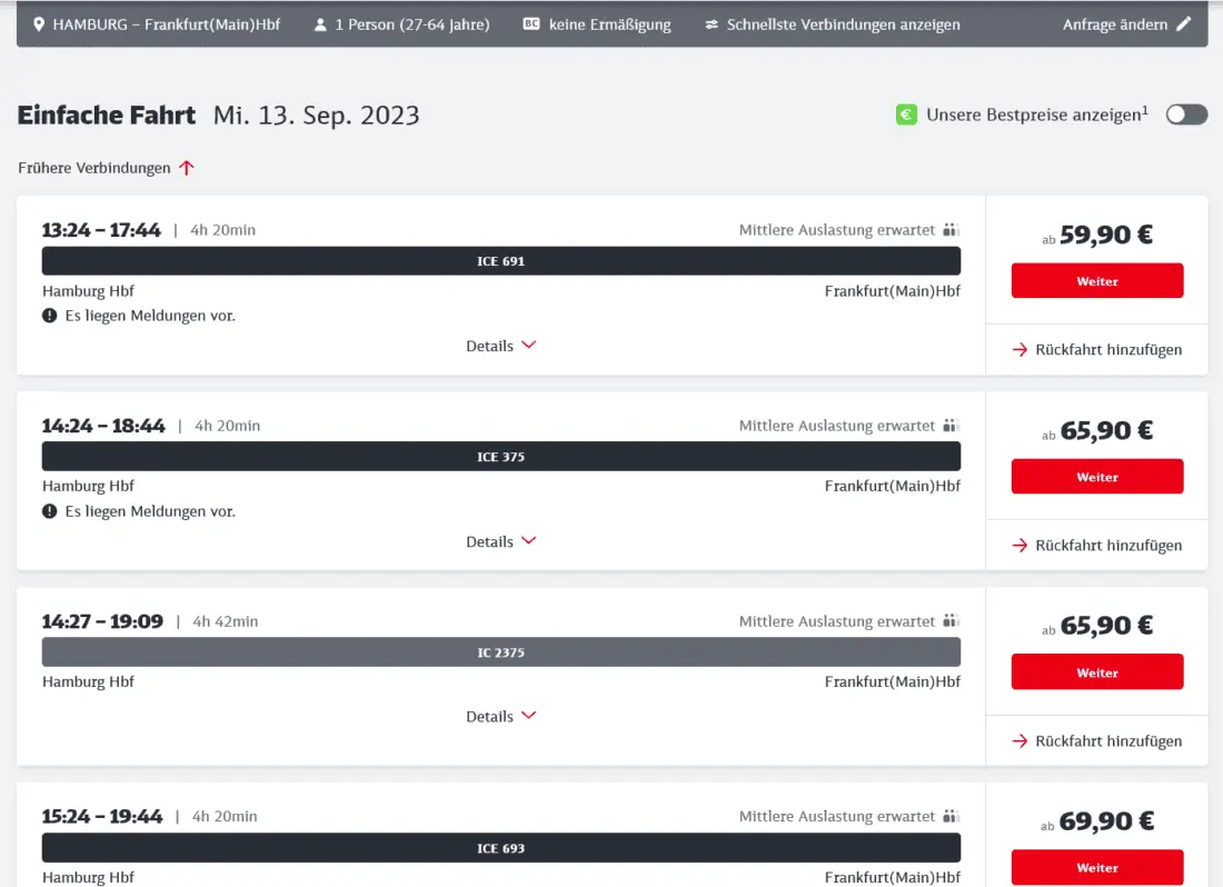 DB website neu