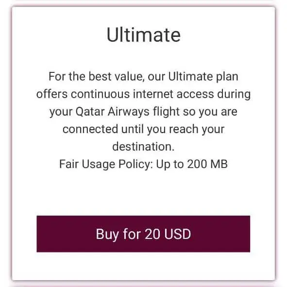 Qatar Eco Airbus A380 wifi preise