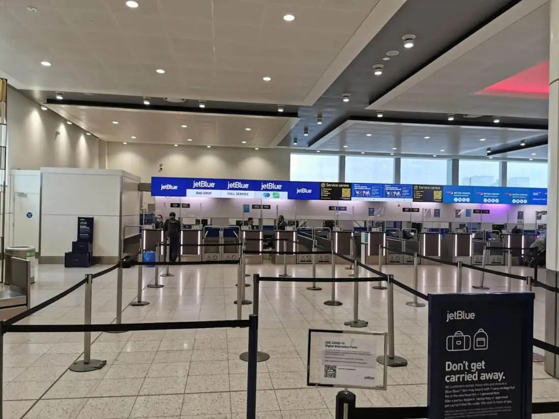 Jetblue Check in Gatwick