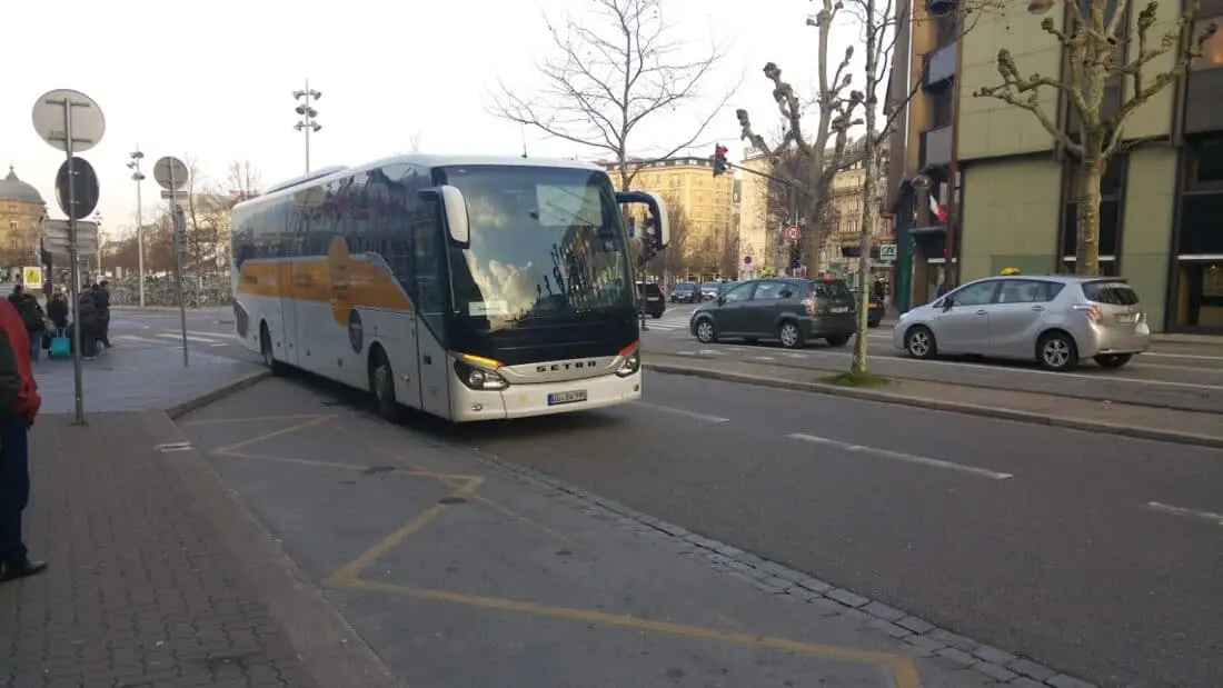 Lufthansa Bus Strassburg