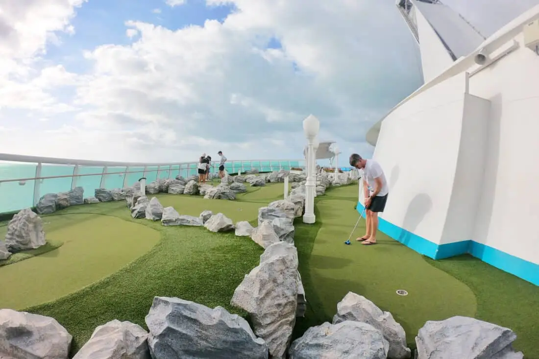 Explorer of the Seas Mini Golf