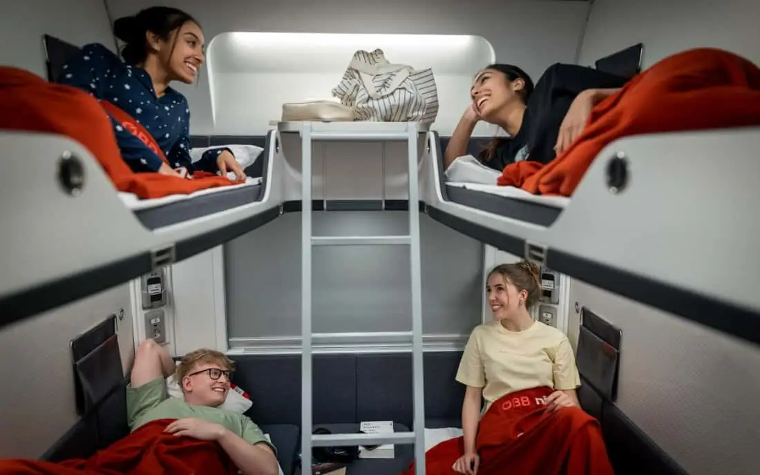 Liegewagen Abteil Nightjet neue Generation