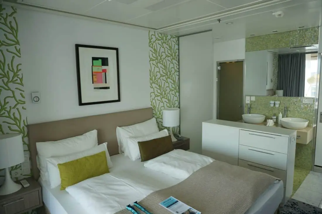 Himmel Meer Suite Mein Schiff 4 bad bett