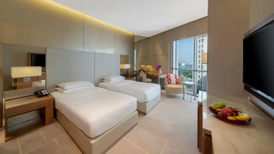 Hyatt Regency Dubai Creek Heights P187 Standard Twin Creek View.16x9