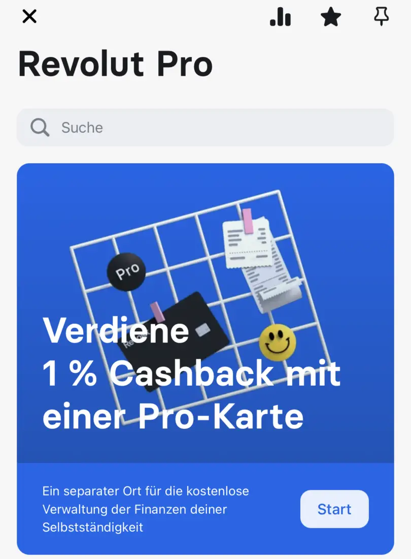 Revolut Pro Start