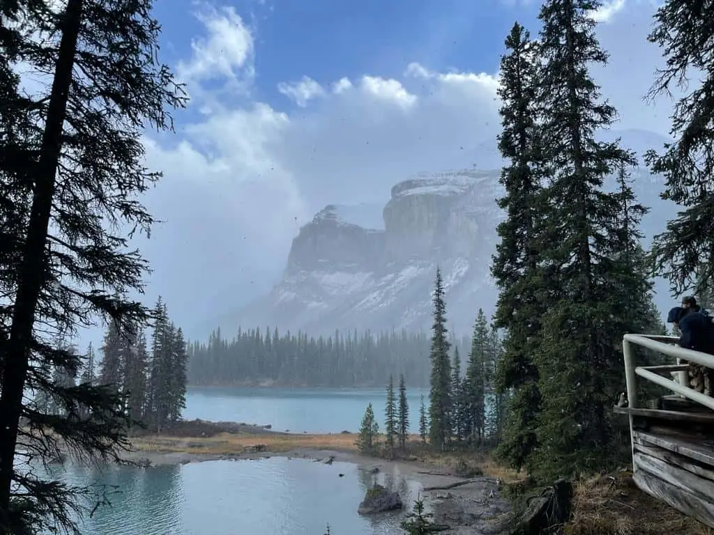Kanada Maligne Lake Cruise Spirit Island