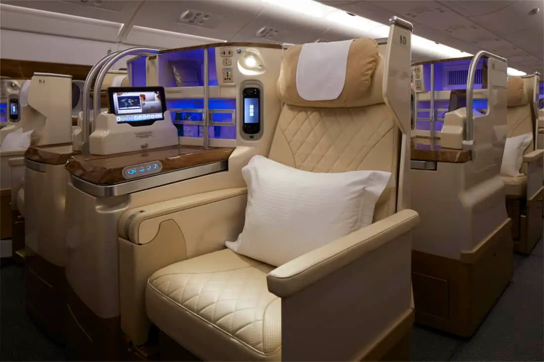 Neues Emirates Business Class Design