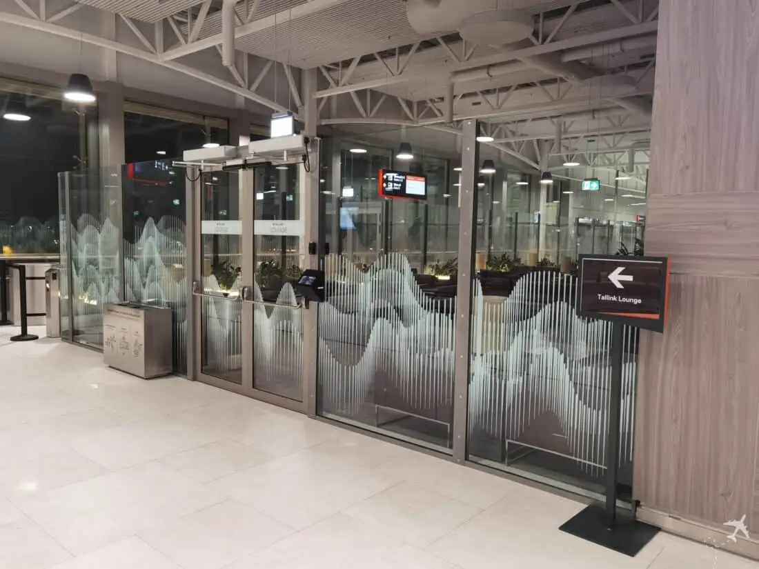 Eingang Tallink Business Lounge Tallinn